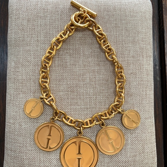 Gucci Vintage Necklace & Earrings, Gold Vermeil - Picture 2 of 7